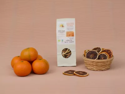 Caixa Mixta Ecològica 20.2 kg (20 kg mandarines + 200 g cítrics deshidratats)